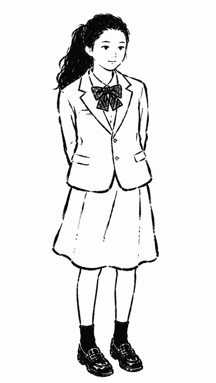 孙佳月线稿插画